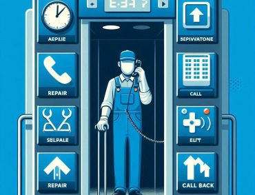 Repair _ Call Back for all lifts in blue theme Repair _ Call Back for all lifts in blue theme